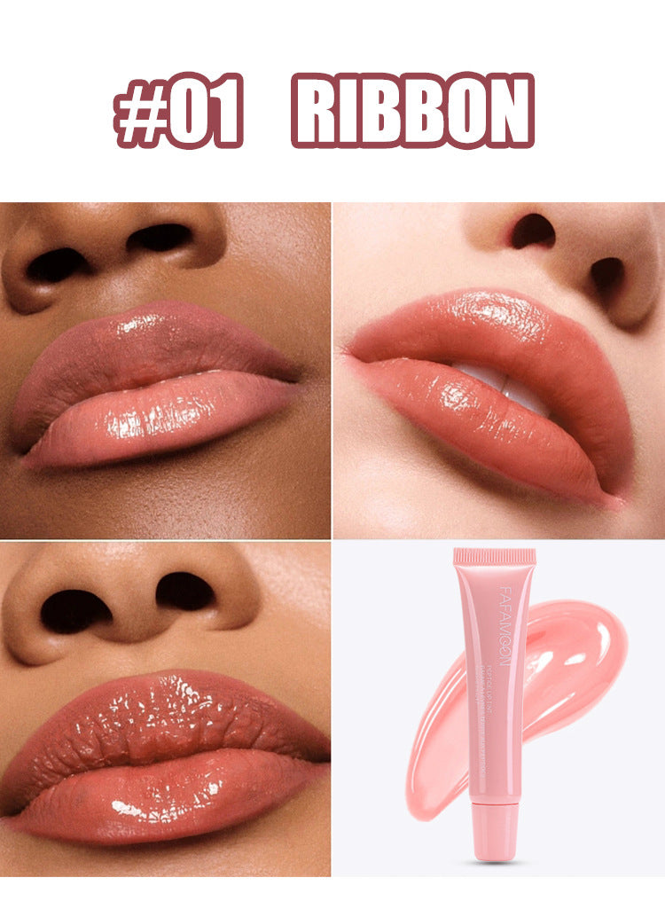 FAFAMOON Peptide Lip Gloss – Long-Lasting, Moisturizing, Non-Stick,
