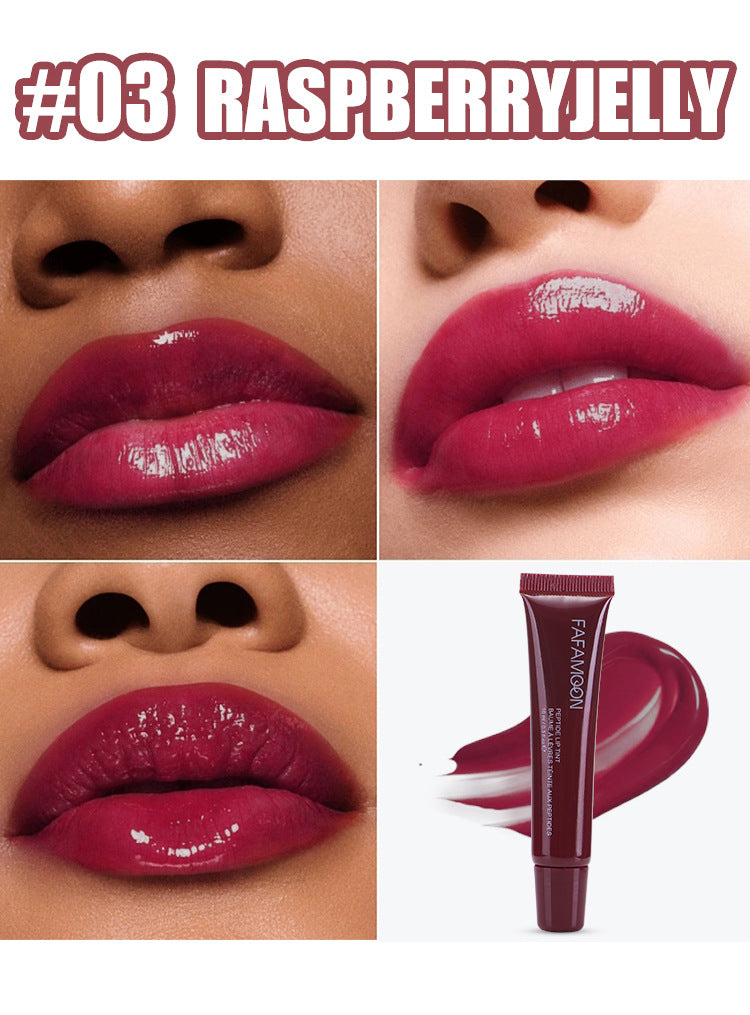 FAFAMOON Peptide Lip Gloss – Long-Lasting, Moisturizing, Non-Stick,